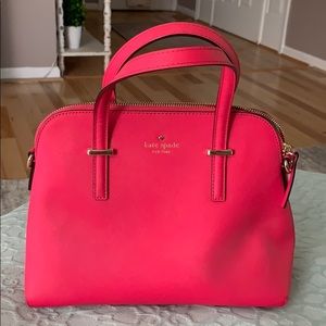 Kate Spade Fuschia leather handbag
